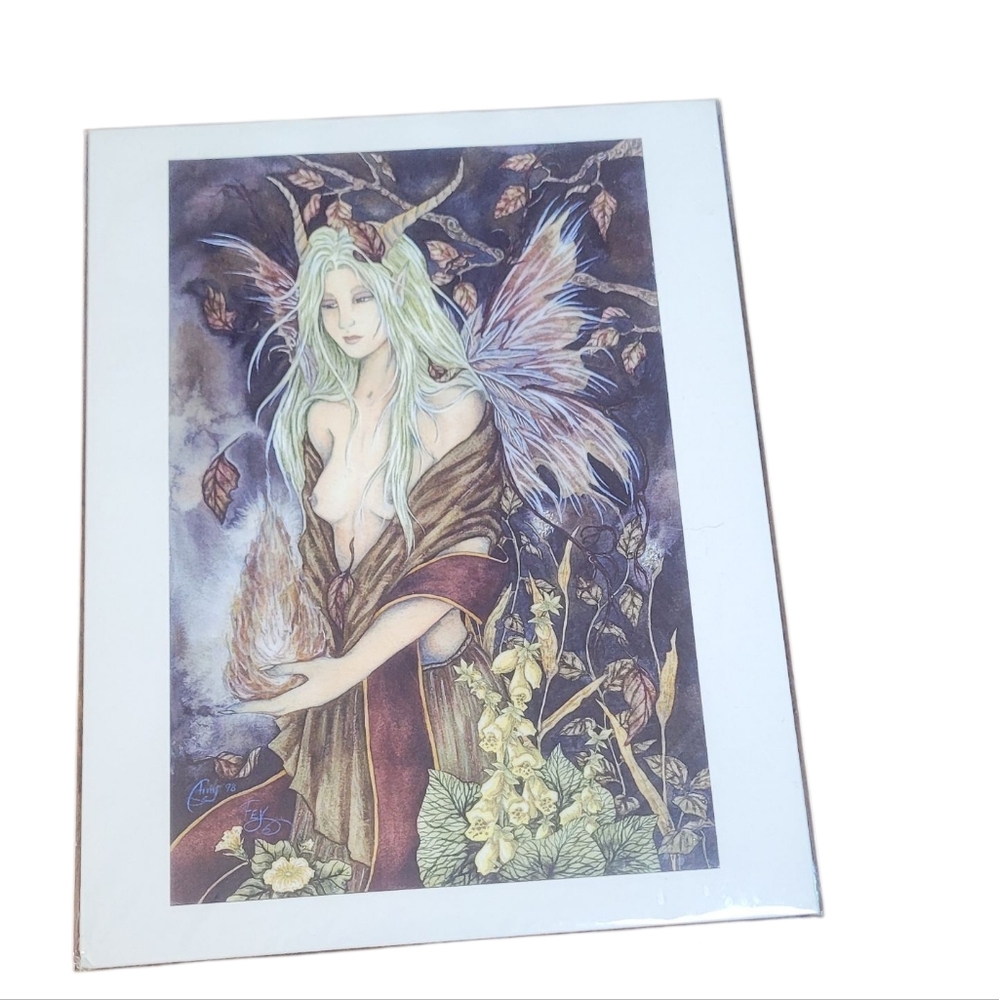 Amy Brown Fey Enchanted Forest Fairy Art Print  Rare